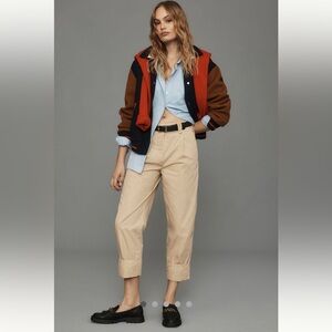 Anthropologie High-Cuff Chino Pants size 4.